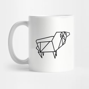 Origami Bighorn Sheep Mug